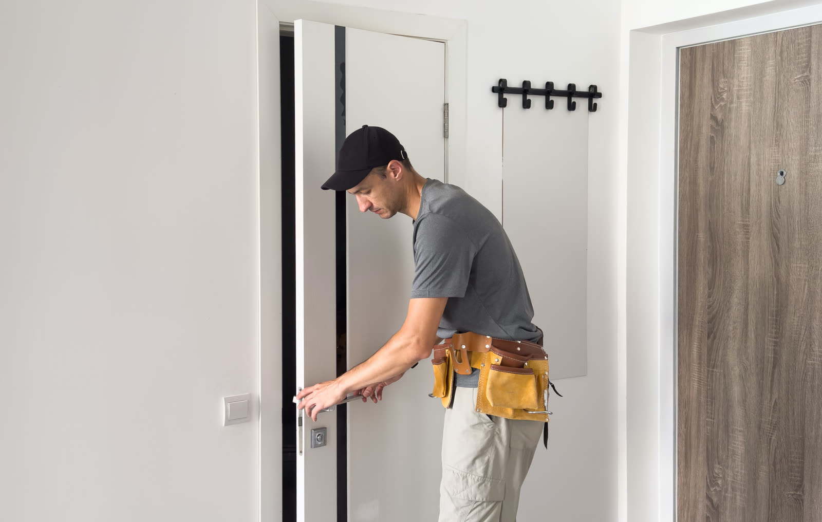 As part of process of installing interior doors in — the kind of handyman work vetted local pros handle in Sarasota, FL